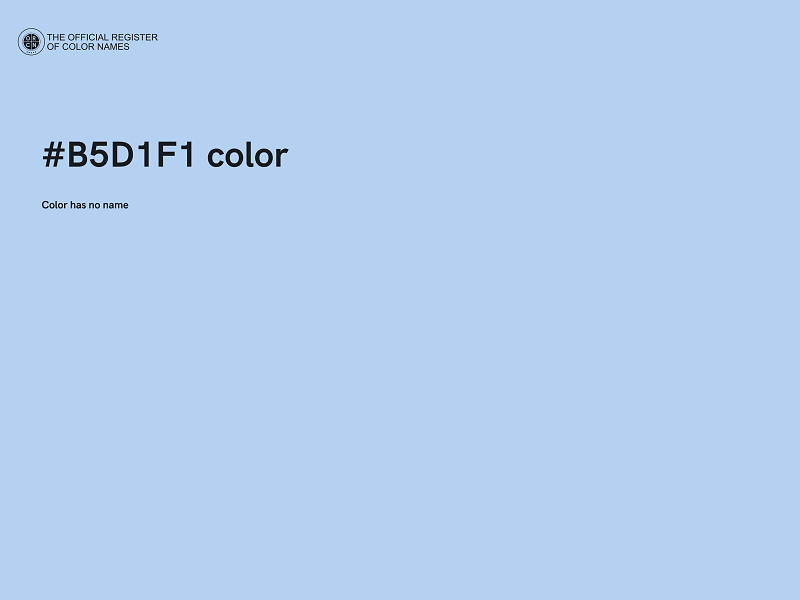 #B5D1F1 color image