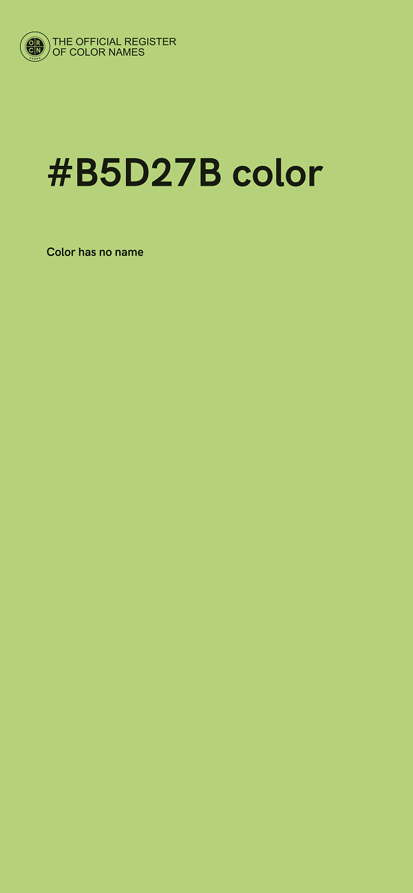 #B5D27B color image