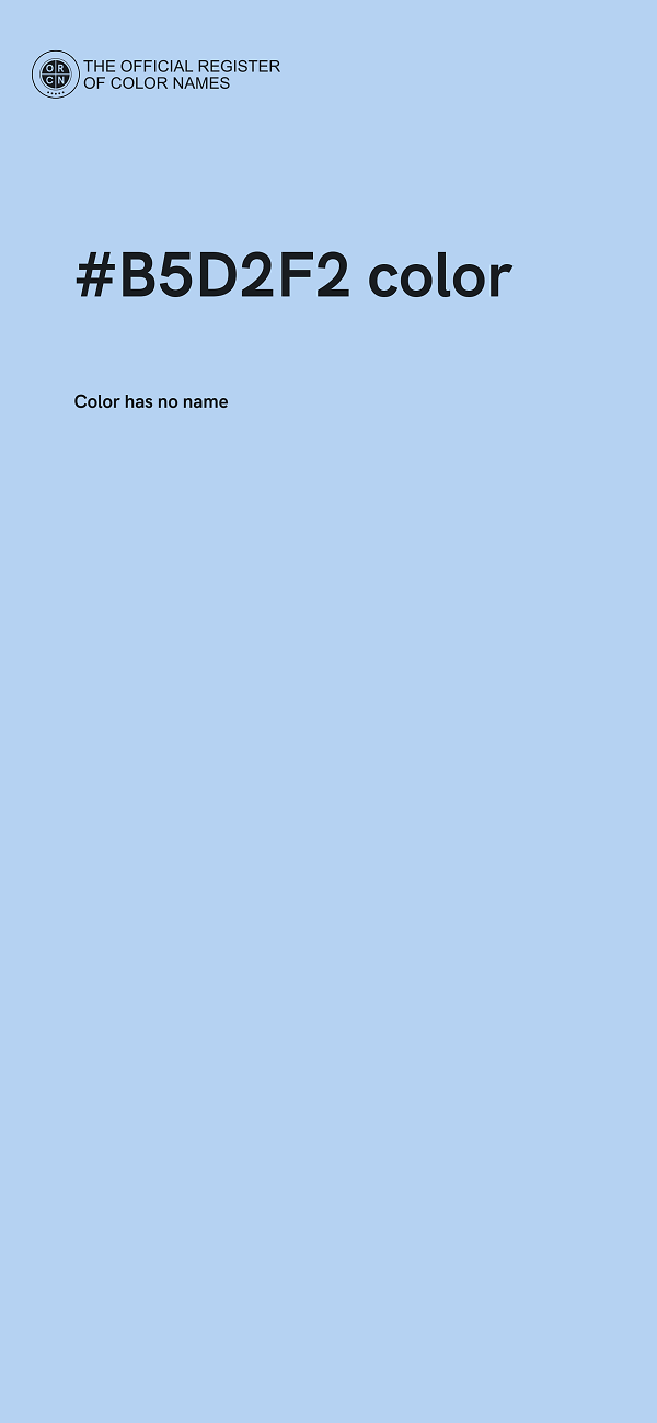 #B5D2F2 color image