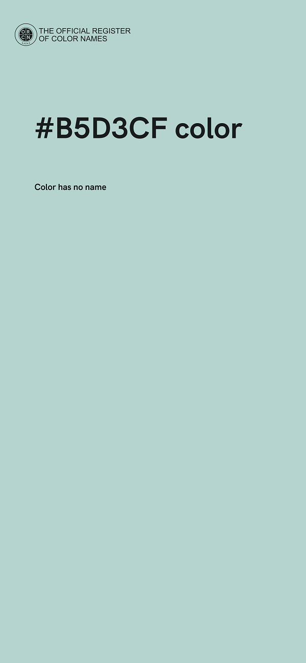 #B5D3CF color image