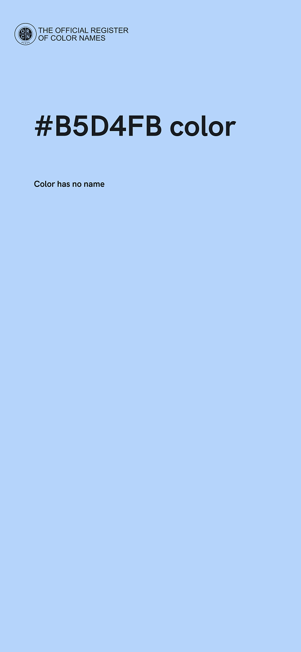 #B5D4FB color image