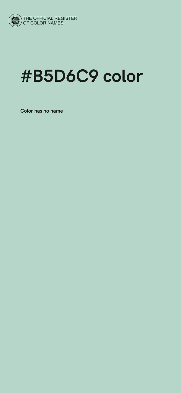 #B5D6C9 color image