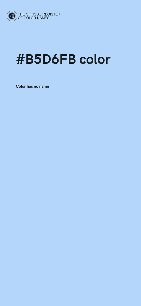 #B5D6FB color image
