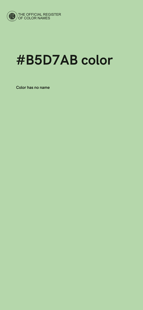 #B5D7AB color image