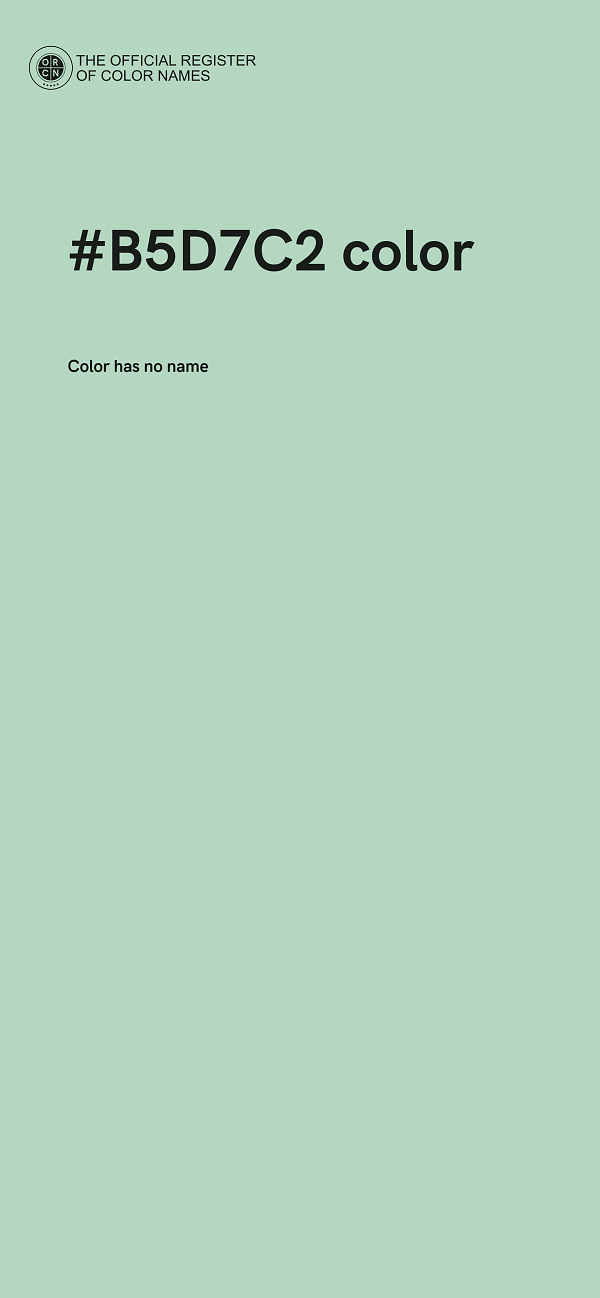 #B5D7C2 color image