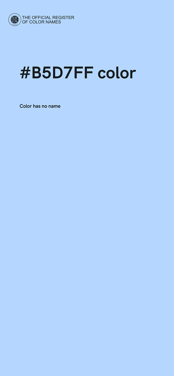 #B5D7FF color image