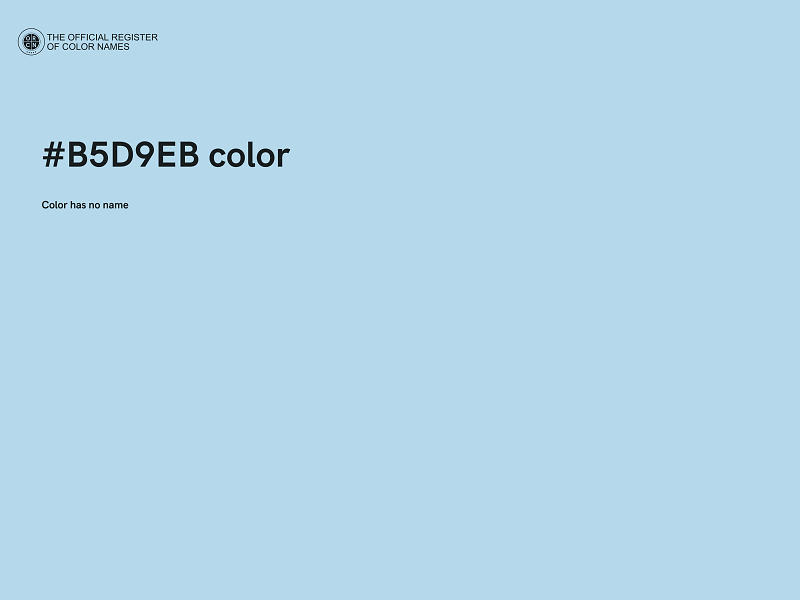 #B5D9EB color image