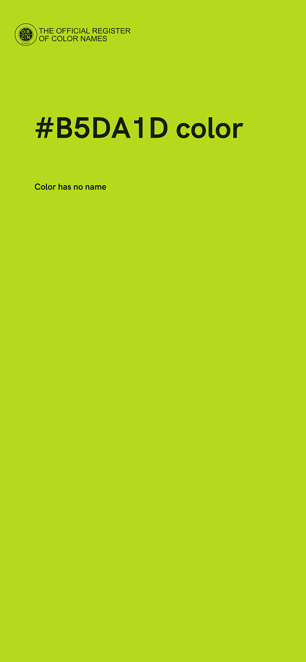#B5DA1D color image
