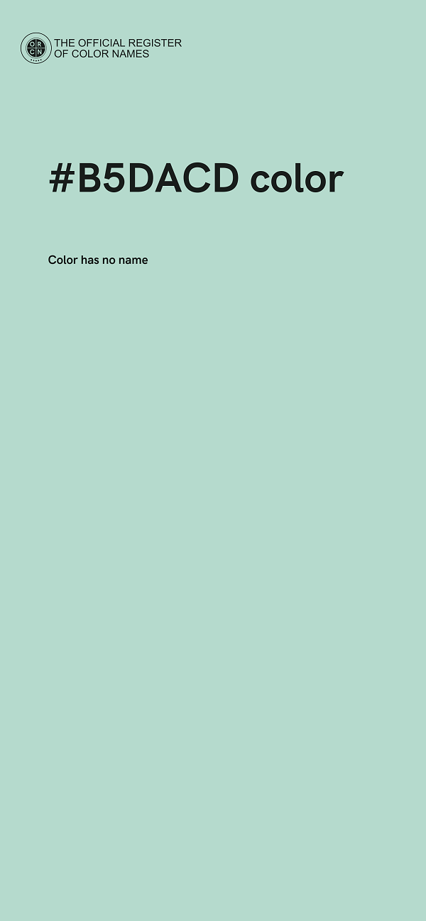 #B5DACD color image