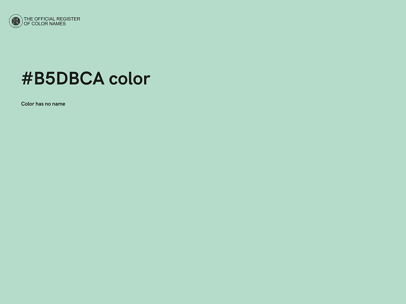 #B5DBCA color image