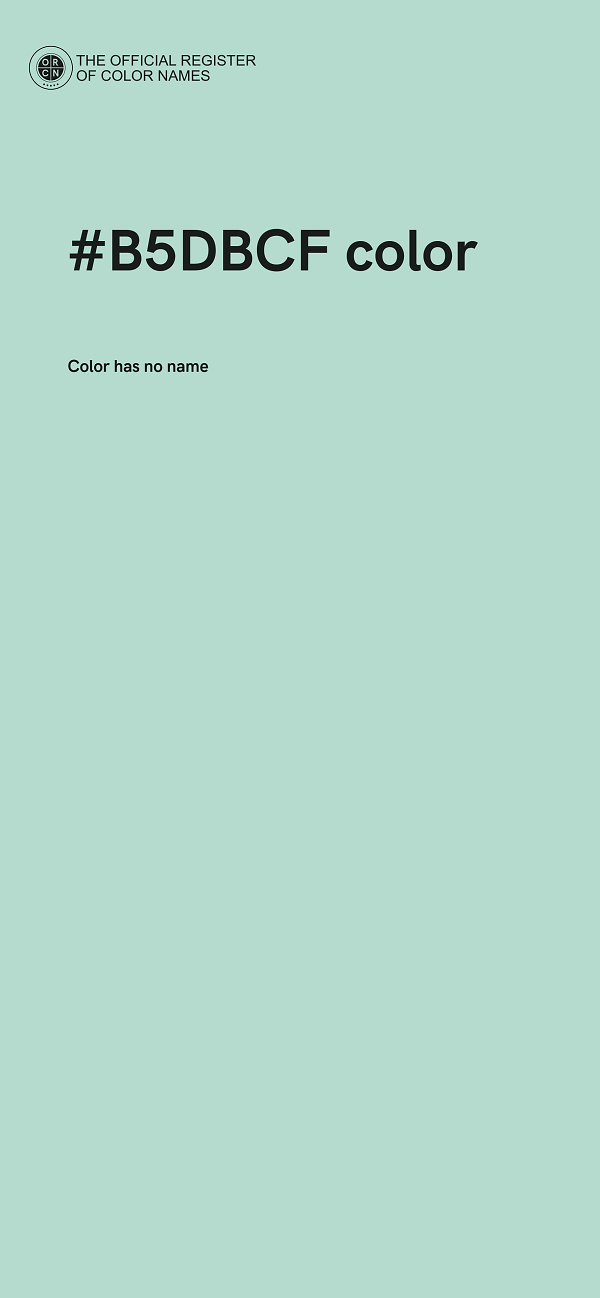 #B5DBCF color image