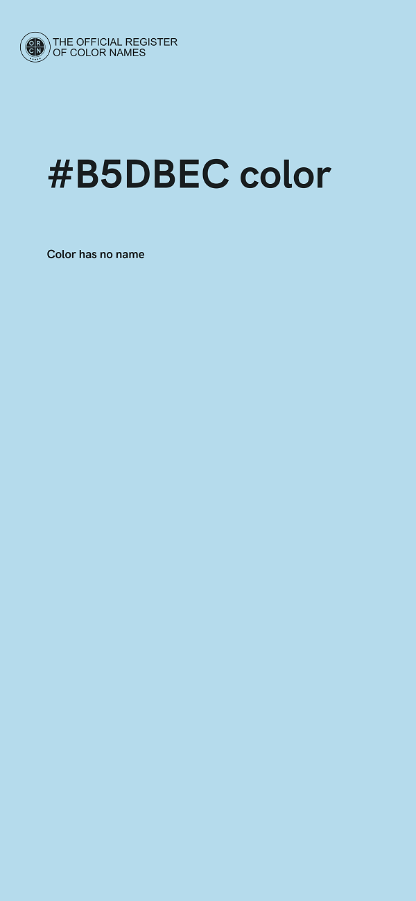 #B5DBEC color image