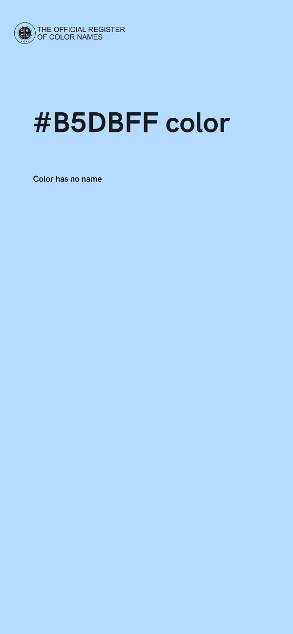 #B5DBFF color image
