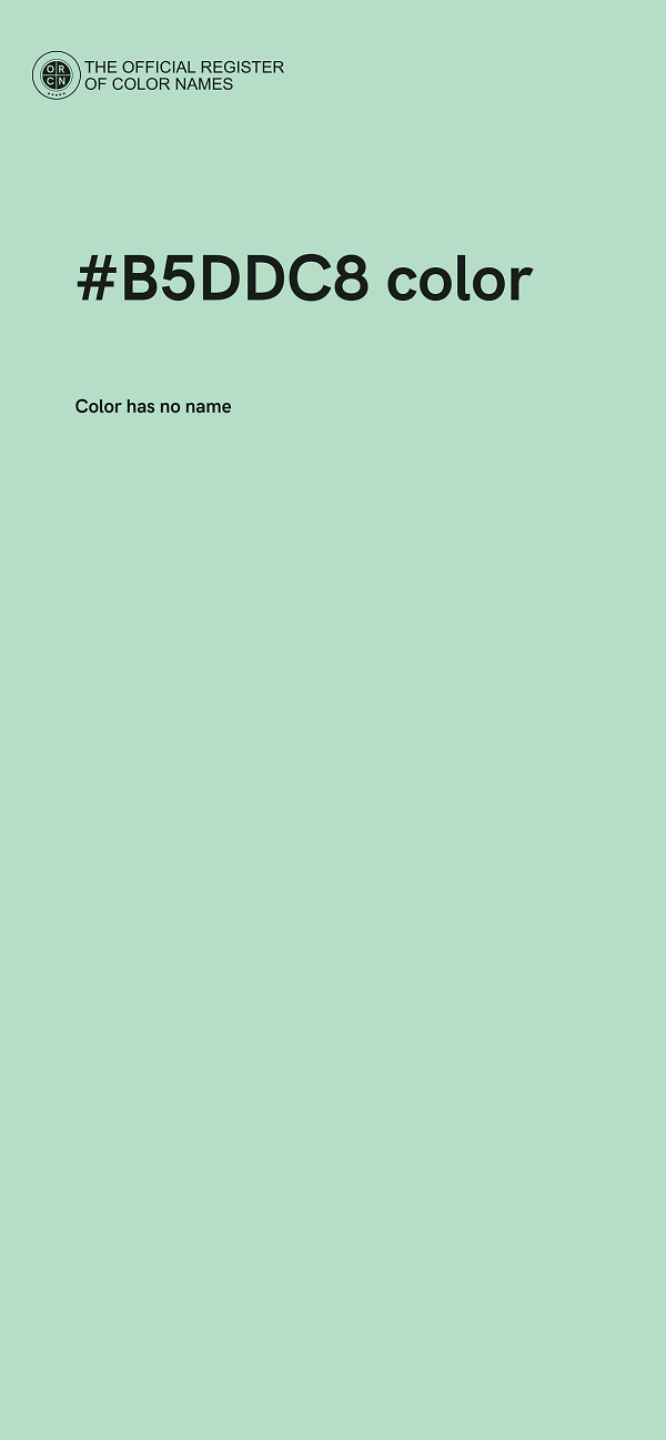 #B5DDC8 color image