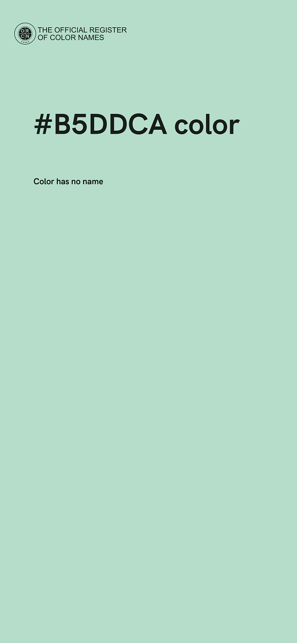 #B5DDCA color image