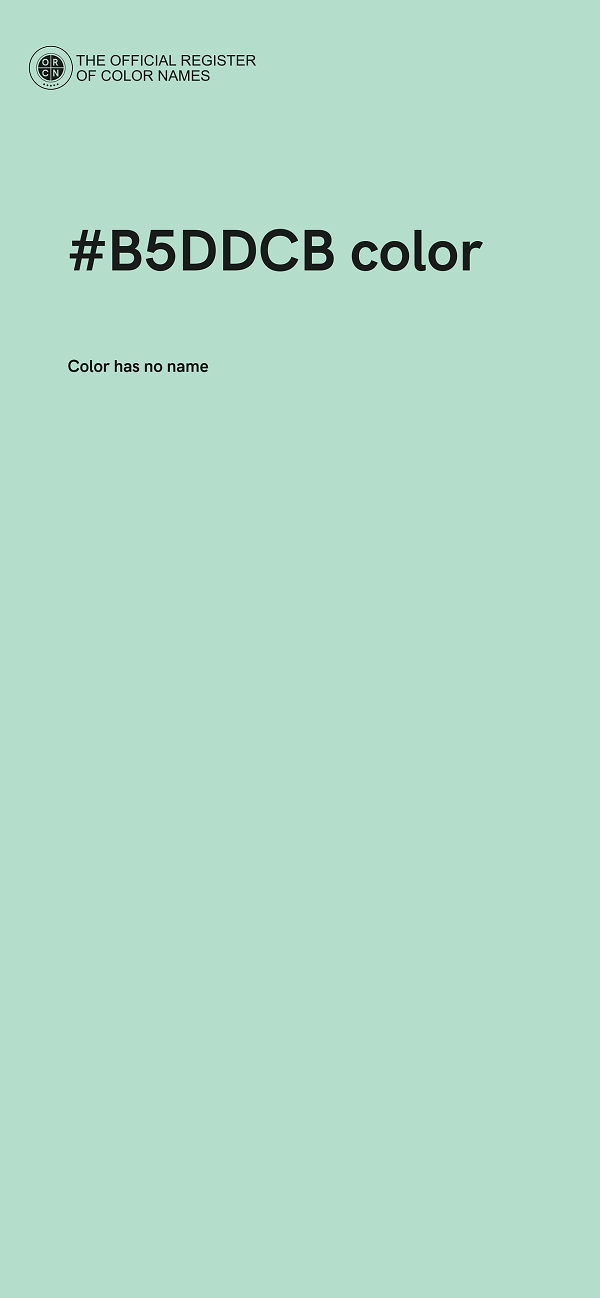 #B5DDCB color image