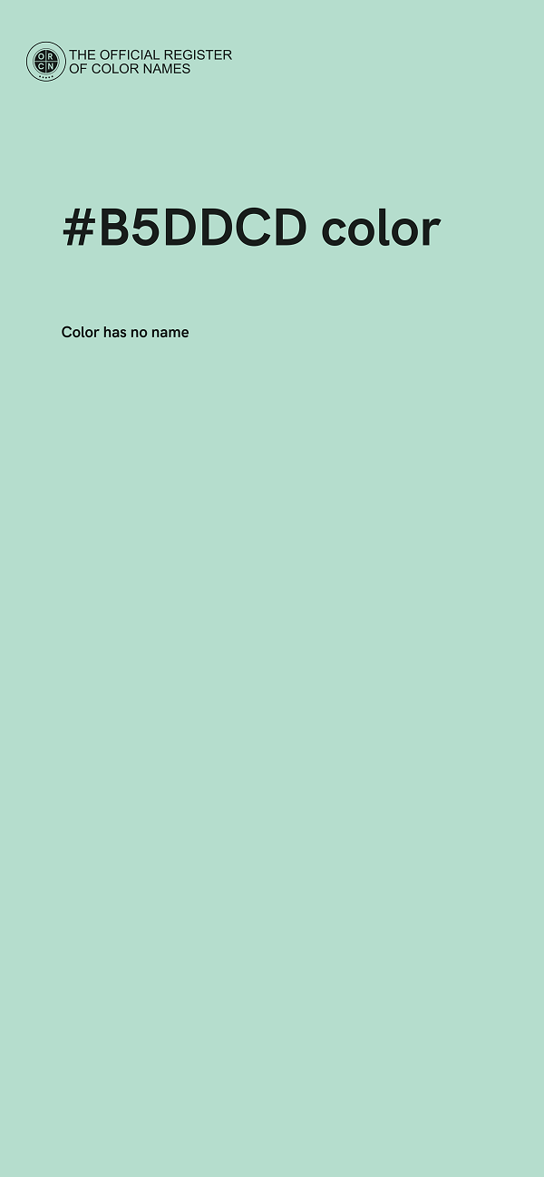 #B5DDCD color image