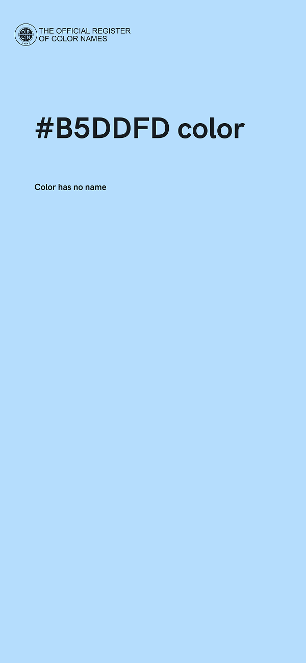 #B5DDFD color image