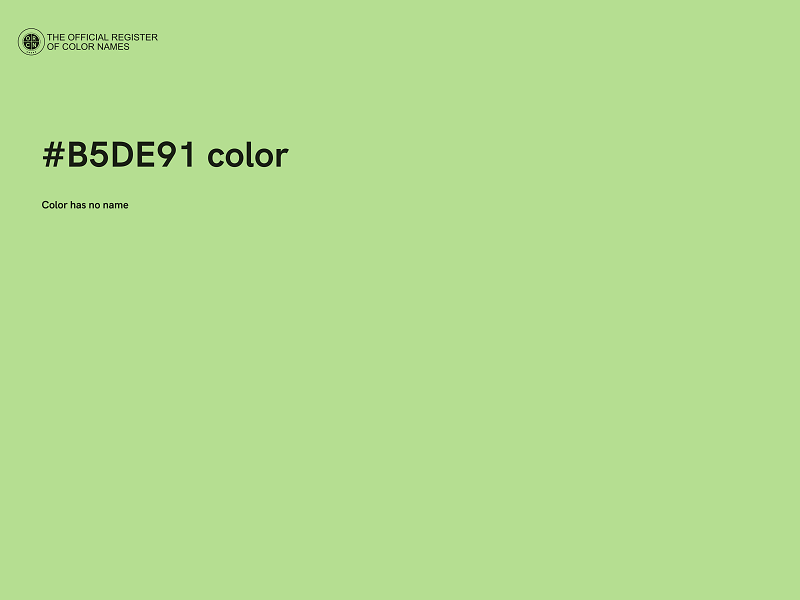 #B5DE91 color image