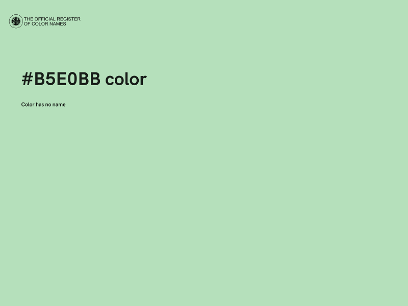 #B5E0BB color image