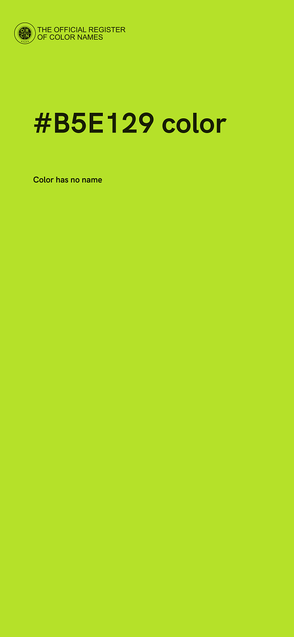 #B5E129 color image