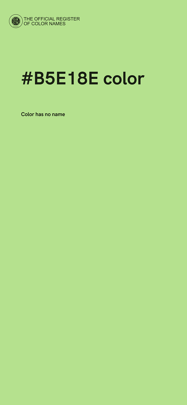 #B5E18E color image