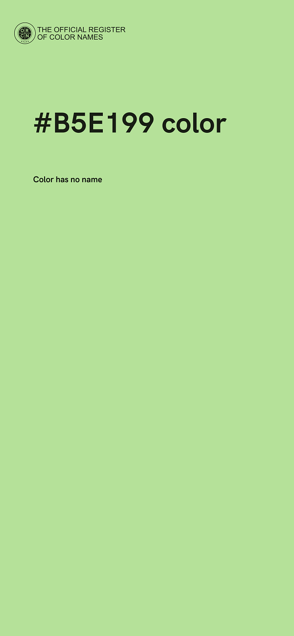 #B5E199 color image