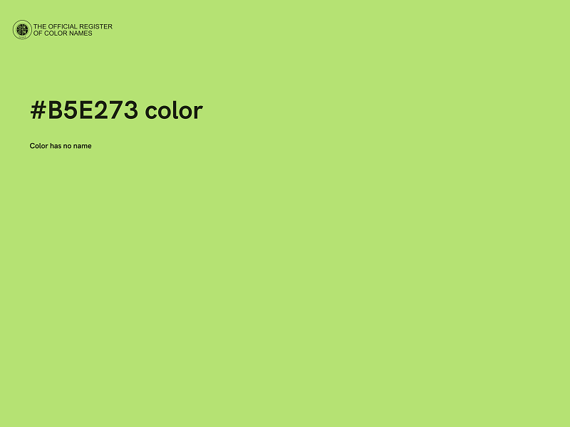 #B5E273 color image