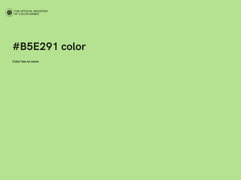 #B5E291 color image