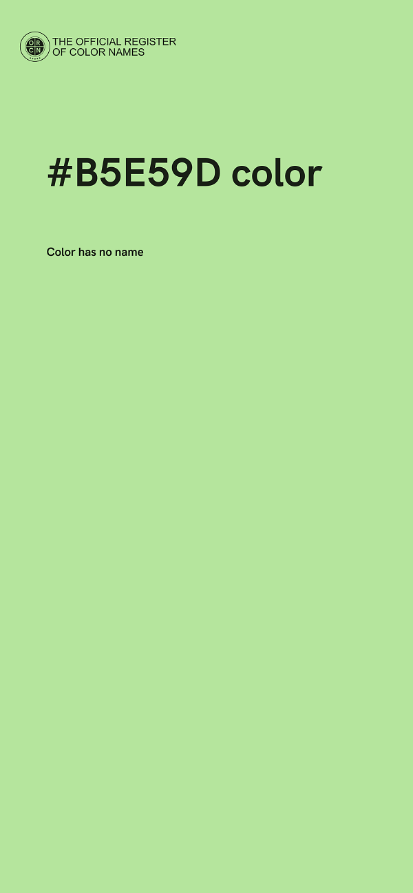 #B5E59D color image
