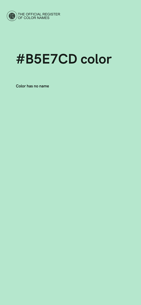 #B5E7CD color image