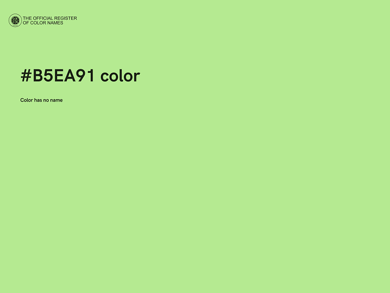 #B5EA91 color image