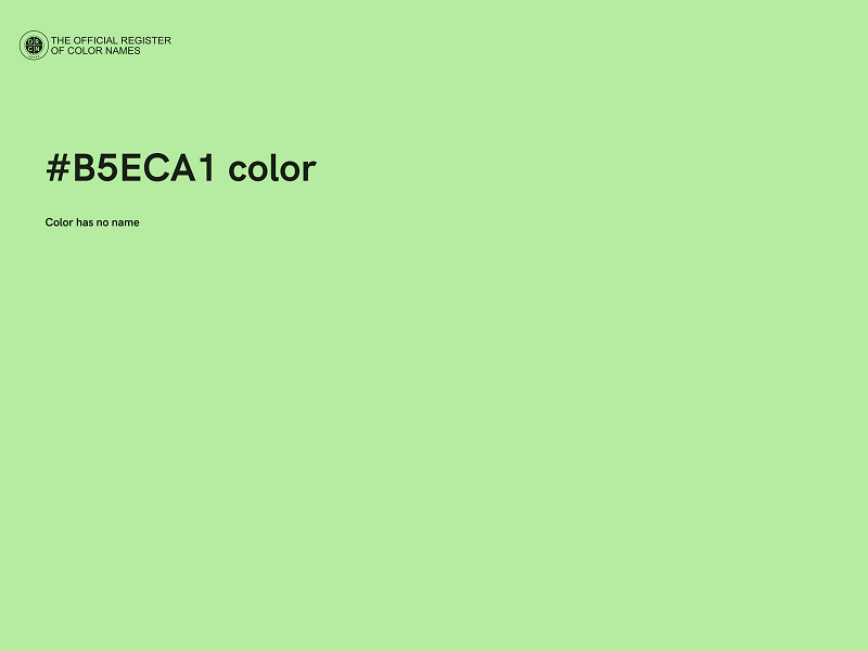 #B5ECA1 color image