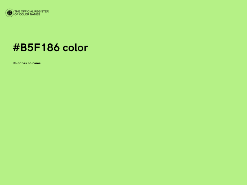 #B5F186 color image