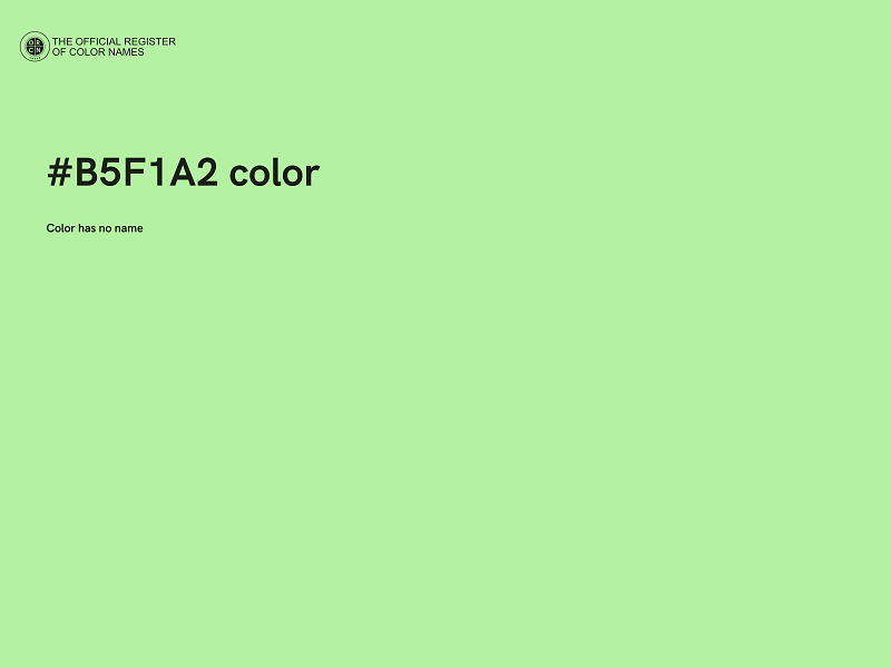 #B5F1A2 color image