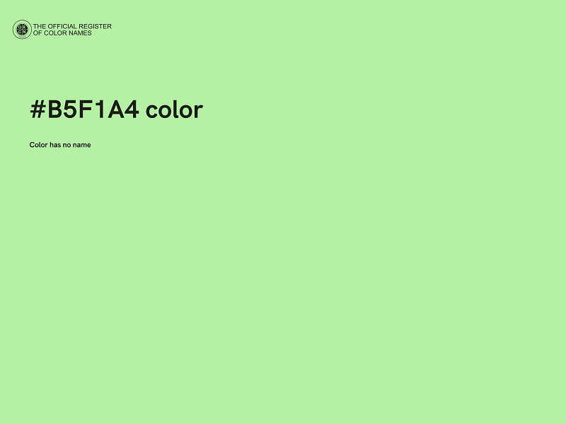 #B5F1A4 color image