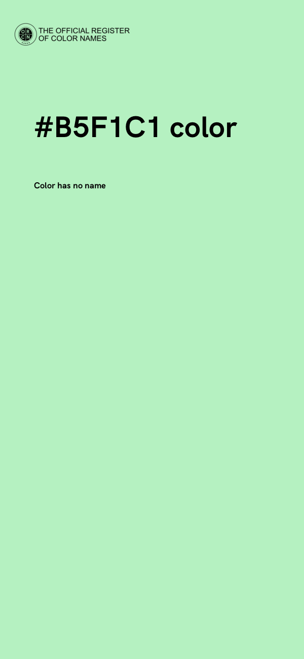#B5F1C1 color image
