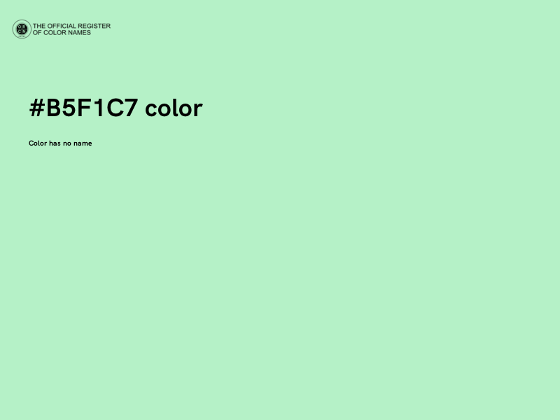 #B5F1C7 color image