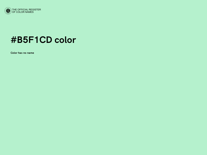 #B5F1CD color image