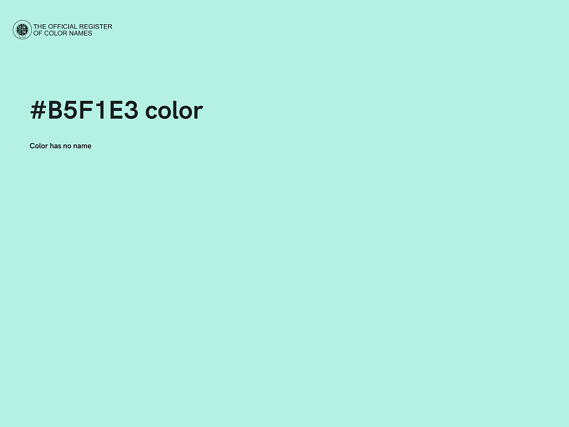 #B5F1E3 color image