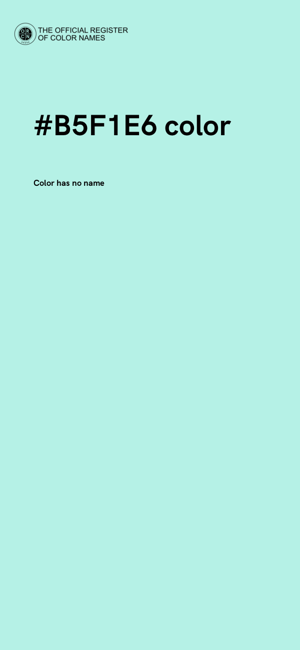 #B5F1E6 color image