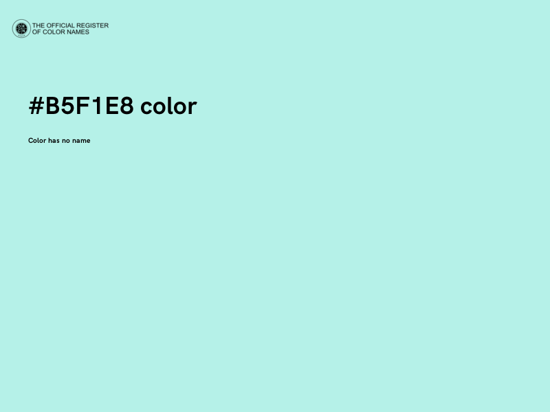 #B5F1E8 color image
