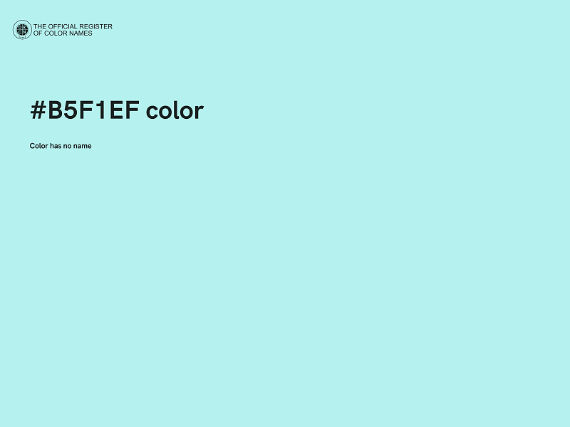 #B5F1EF color image