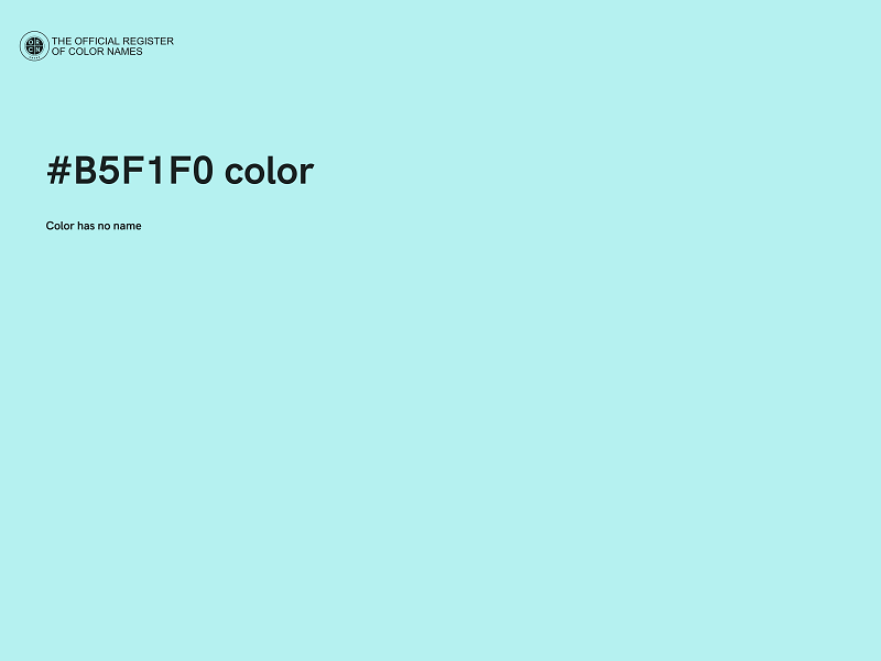 #B5F1F0 color image