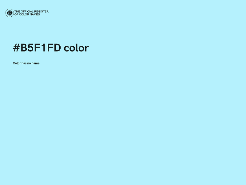 #B5F1FD color image