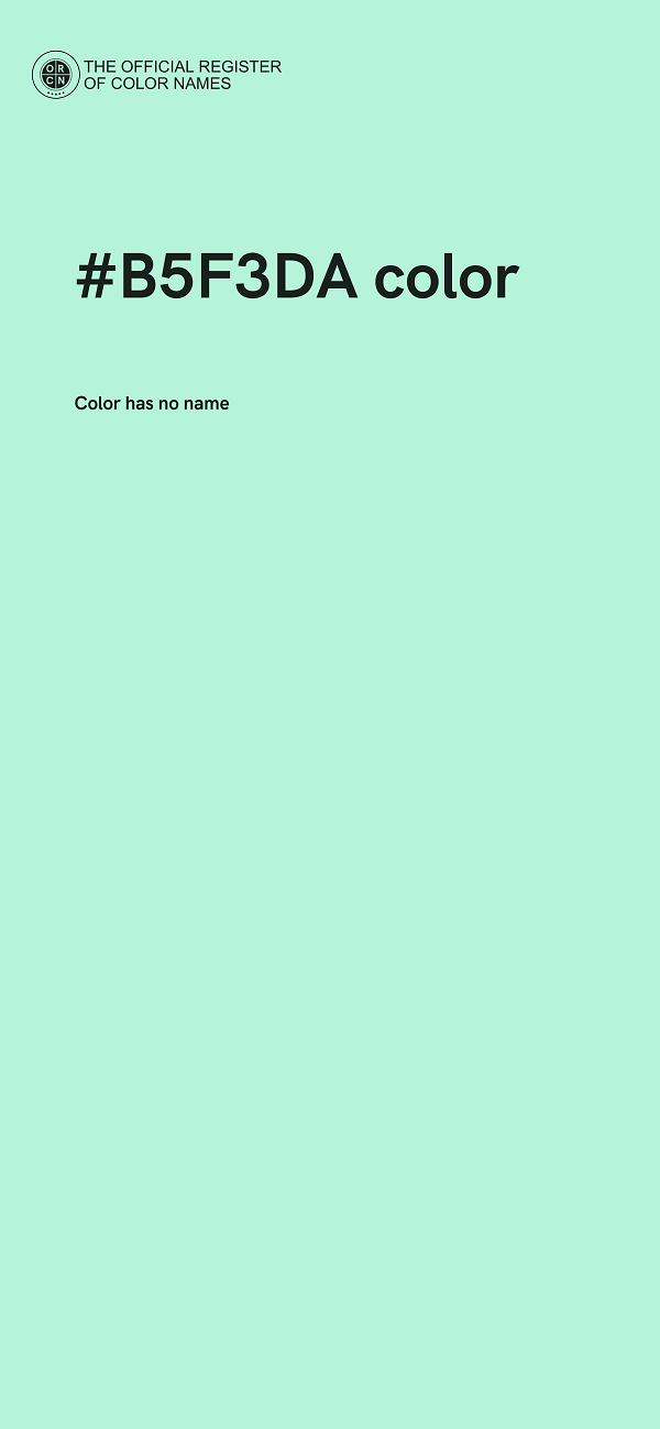 #B5F3DA color image