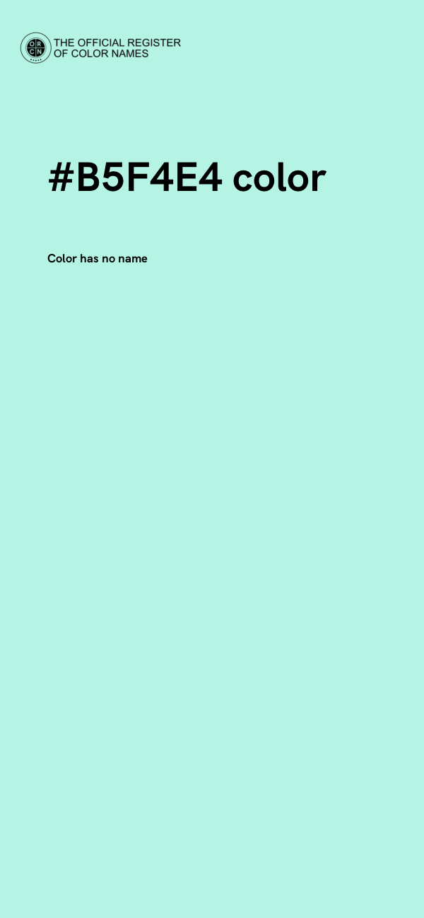 #B5F4E4 color image