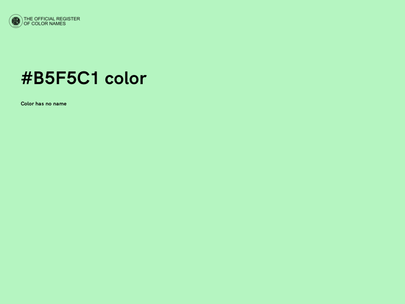 #B5F5C1 color image