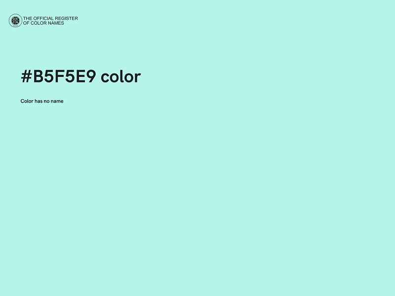 #B5F5E9 color image