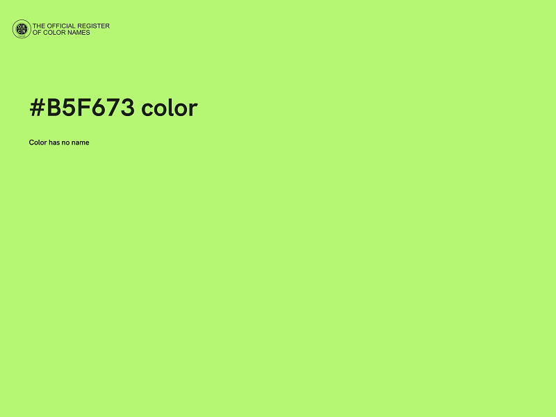 #B5F673 color image